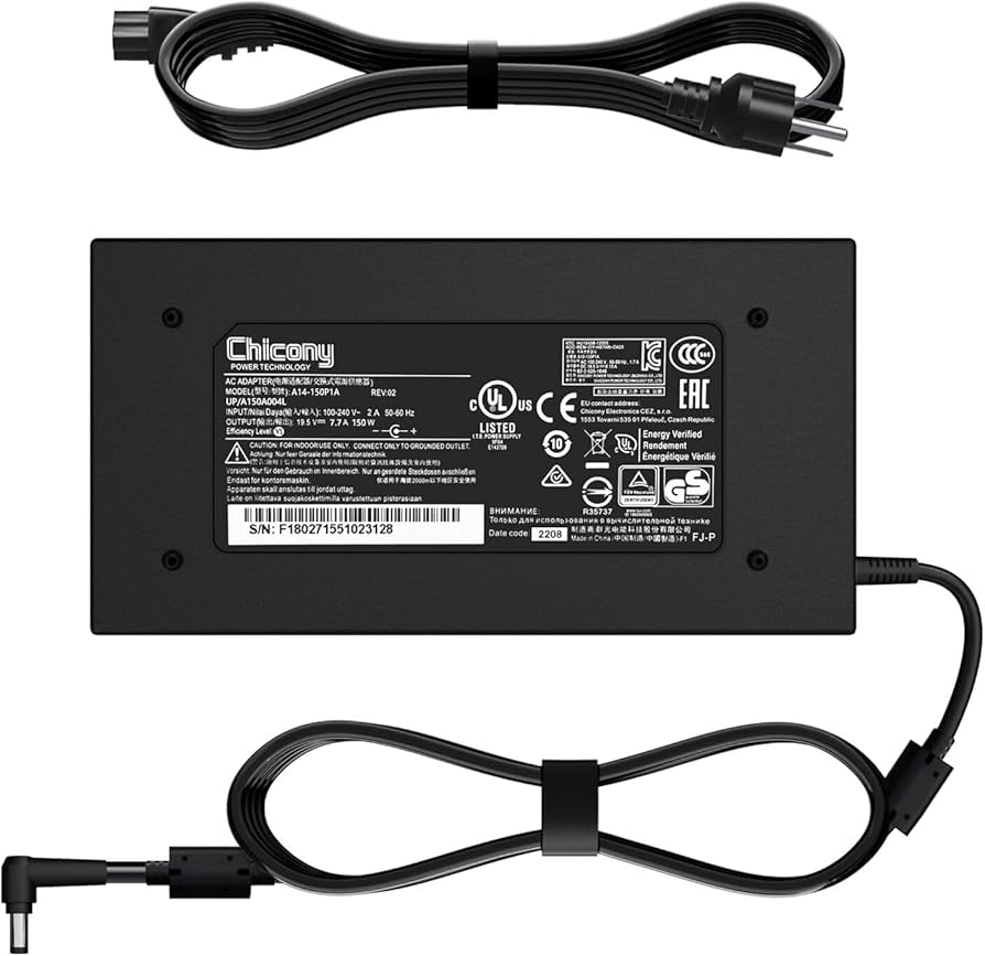 Cargador MSI 19.5V 7.7A Punta 5.5*2.5mm Gamer Original