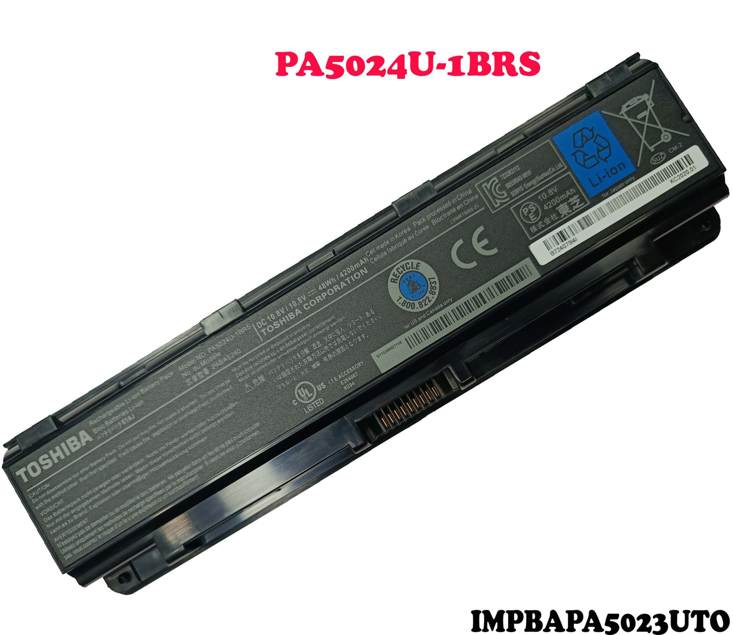 Bateria Toshiba Pa5024 Original