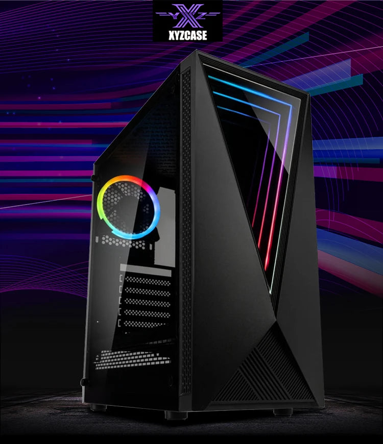 Chasis Profundidad RGB ATX + Fan 120MM RGB