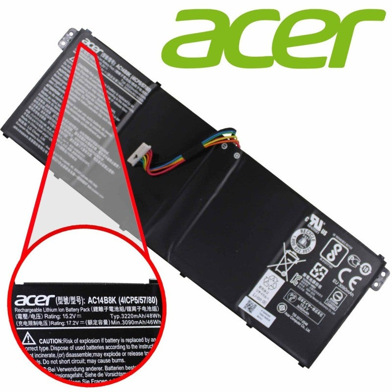 Bateria Acer (14b8k) 15.2 V Plana Original