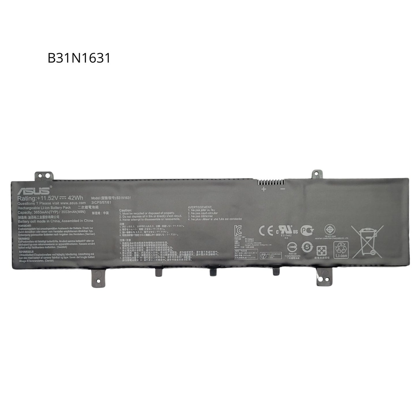 Bateria Asus B31n1631 Original