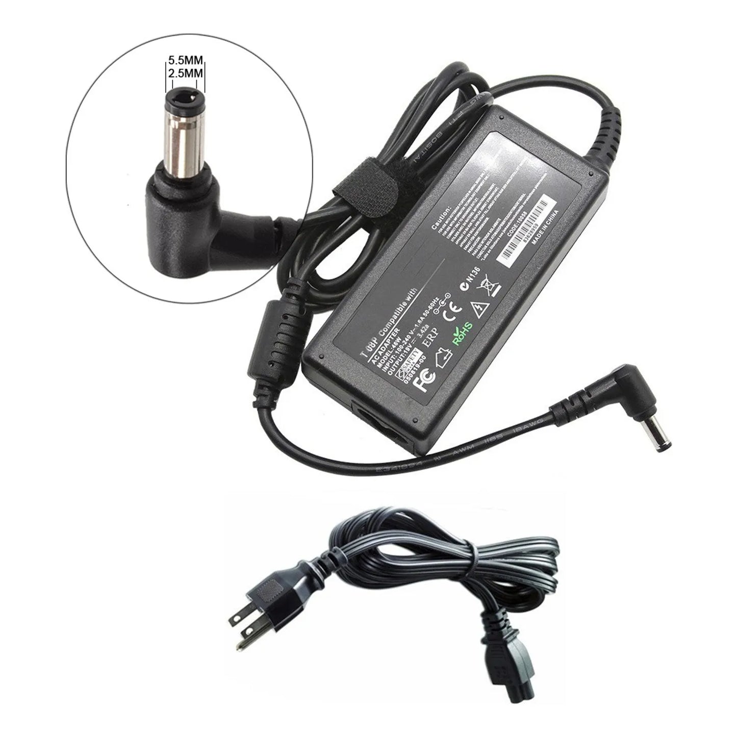 Cargador Asus 19V 2.37A Punta 5.5*2.5mm