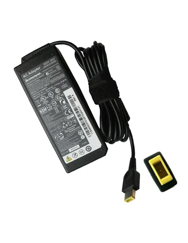 Cargador Lenovo 20V 3.25A Punta USB Rectangular Thinkpad Original
