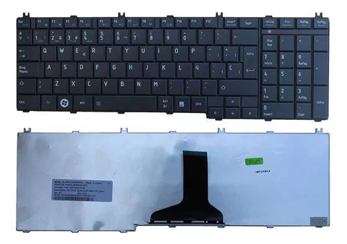 Teclado Portátil TOSHIBA C650