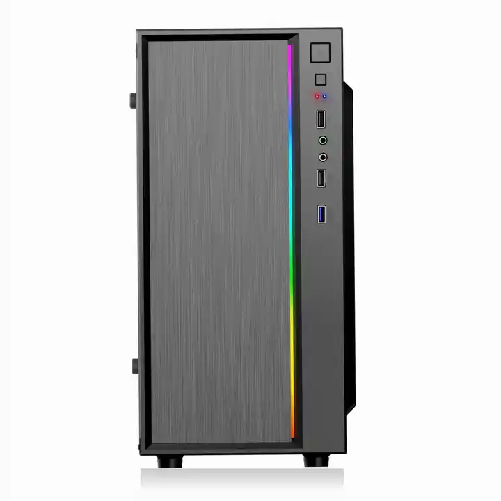 Chasis Linea Derecha RGB MicroATX + Fuente Thunder Semireal 550W