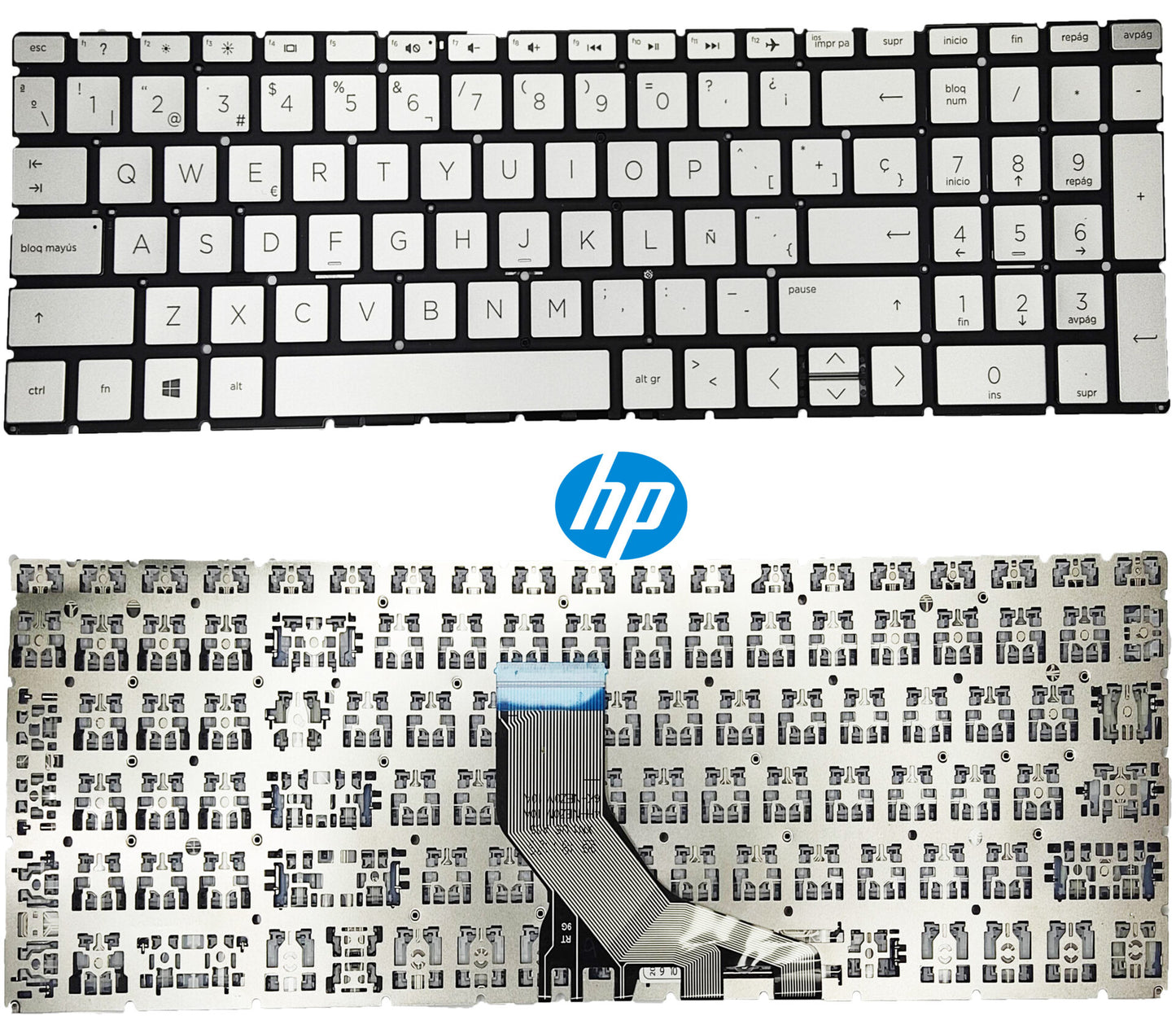 Teclado Portátil HP 15-DA GRIS