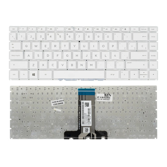 Teclado Portátil HP 14-BS Blanco
